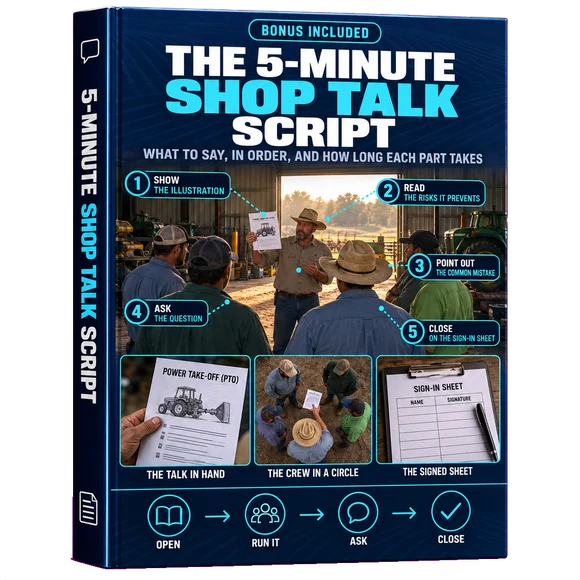Bonus 3, 5-Minute Shop Talk Script