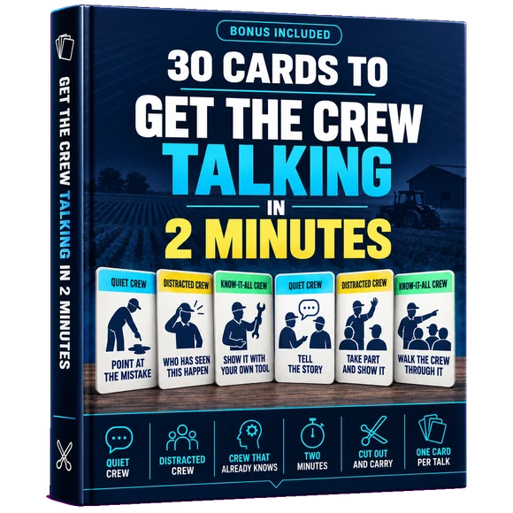 Bonus 4, Get the Crew Talking in 2 Minutes