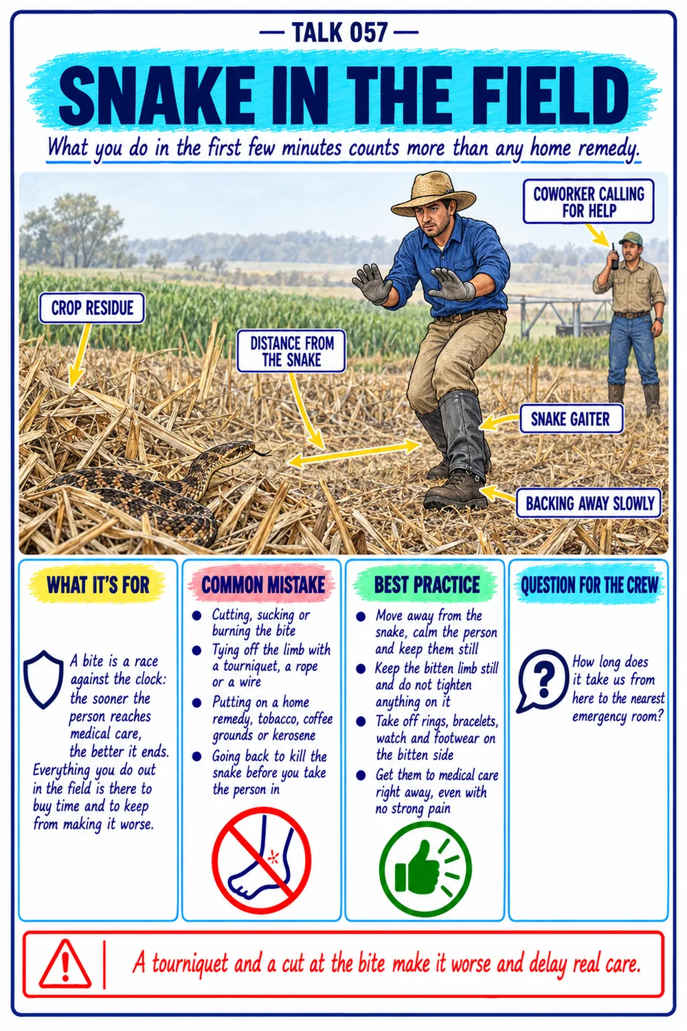 Snake in the field talk, Livestock, Snakes and Stinging Insects guide